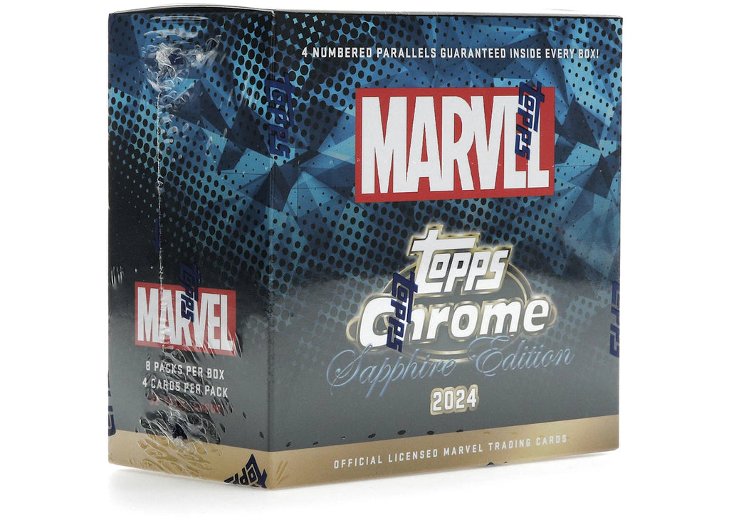2024 Topps Chrome Sapphire Marvel Hobby Box - main view