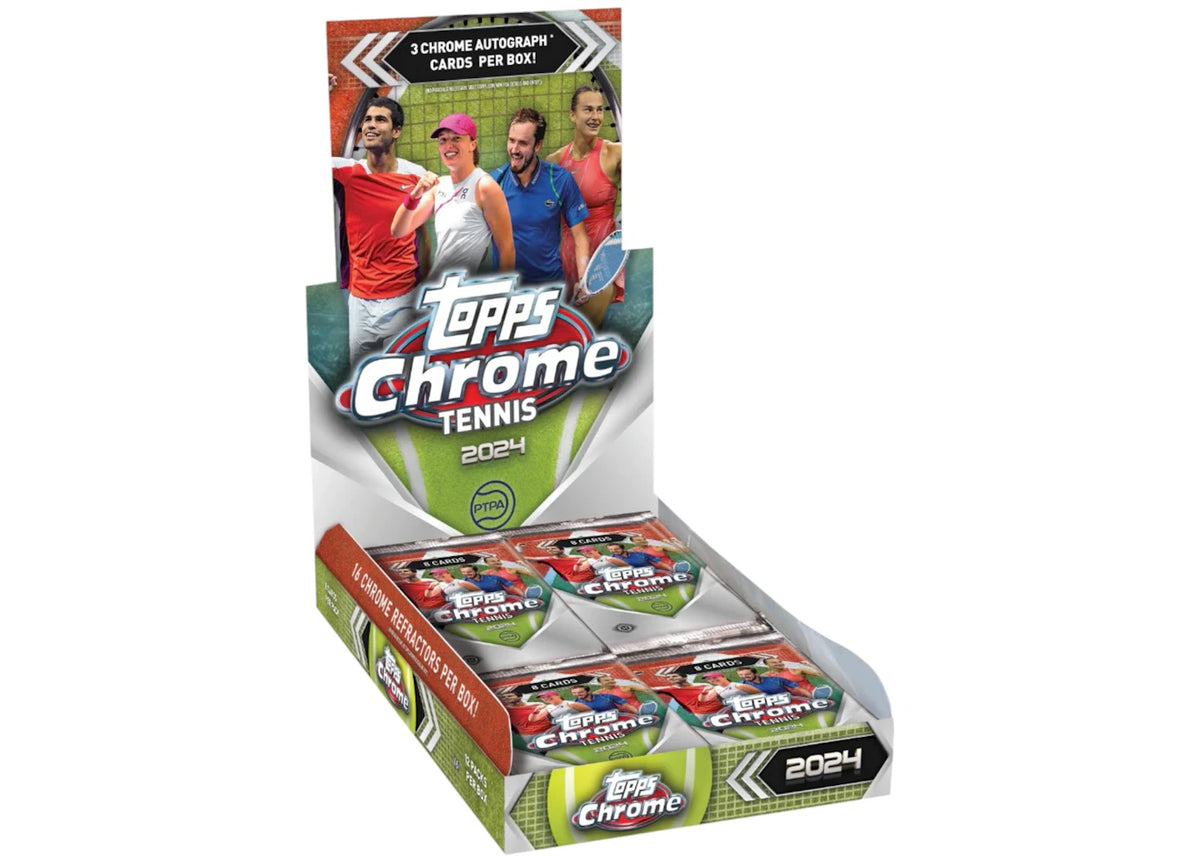 2024 Topps Chrome Tennis Hobby Box - main view