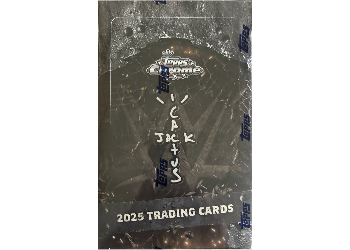 2025 Topps Chrome x Cactus Jack Travis Scott Edition WWE Wrestling Hobby Box - main view