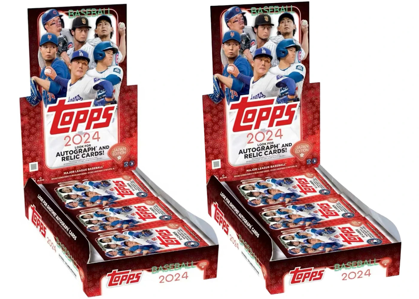 2024 Topps Japan Edition-MLB Baseball Hobby Box 2x Lot