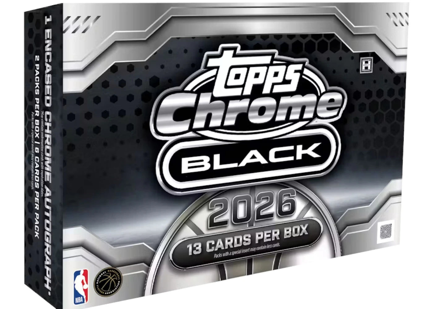 2025-26 Topps Chrome Black Basketball Hobby Box - main view