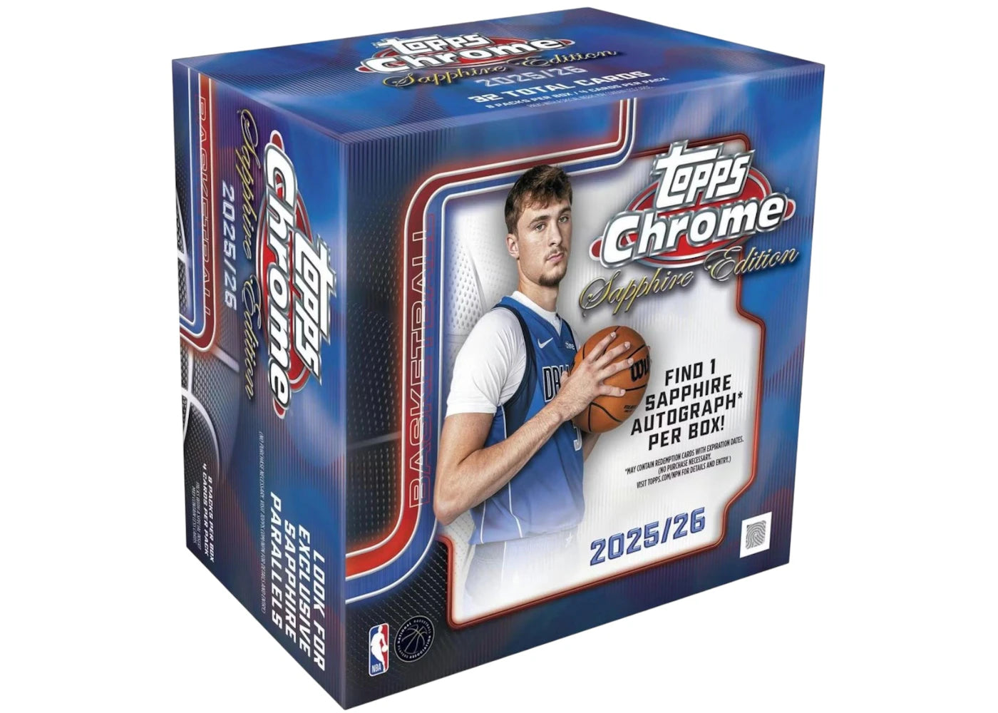 2025-26 Topps Chrome Sapphire Edition Basketball Hobby Box
