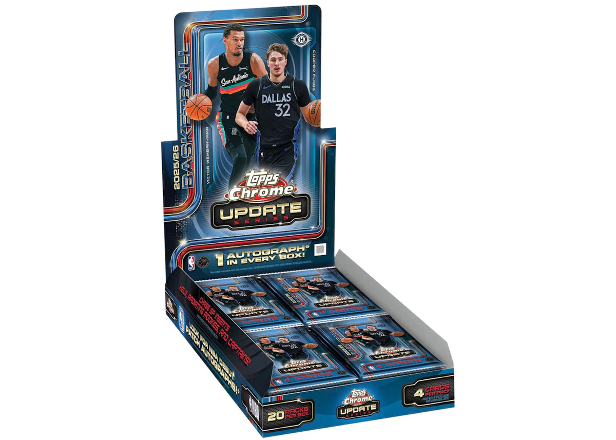 2025-26 Topps Chrome Update Basketball Hobby Box - main view
