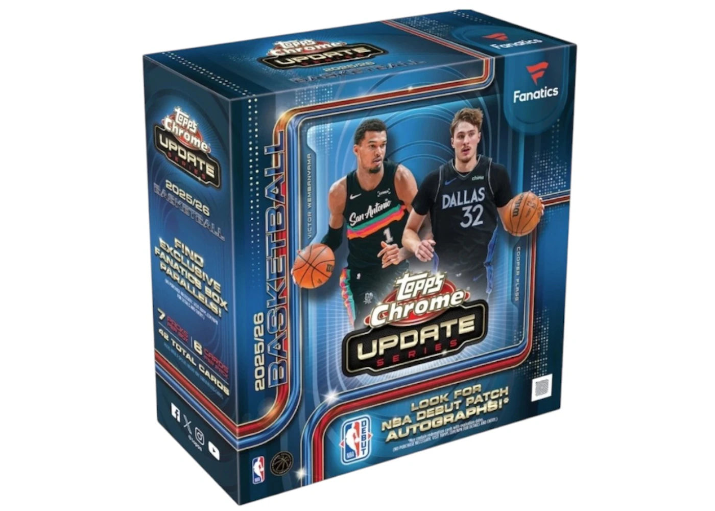 2025-26 Topps Chrome Update Basketball Mega Box - main view