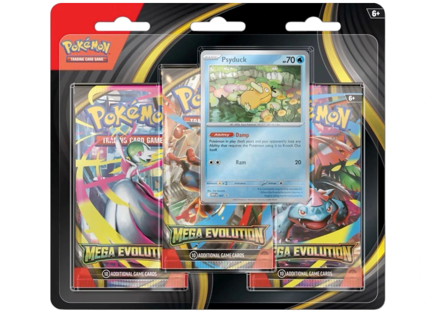 2025 Pokémon Mega Evolution 3-Pack Blister Pack - main view