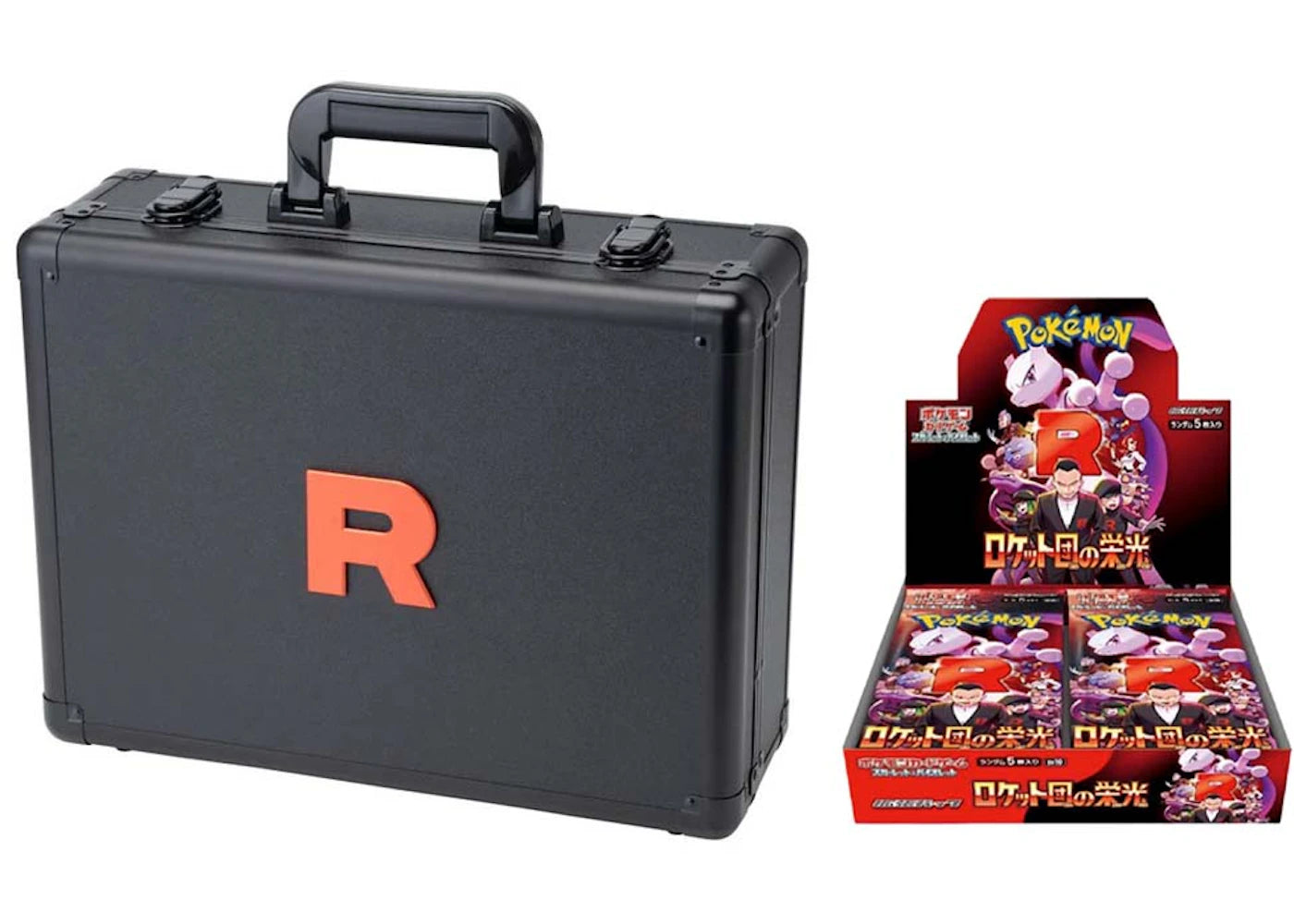 2025 Pokémon Scarlet & Violet-Glory of the Rocket Team Attache Case Set (With Booster Box)