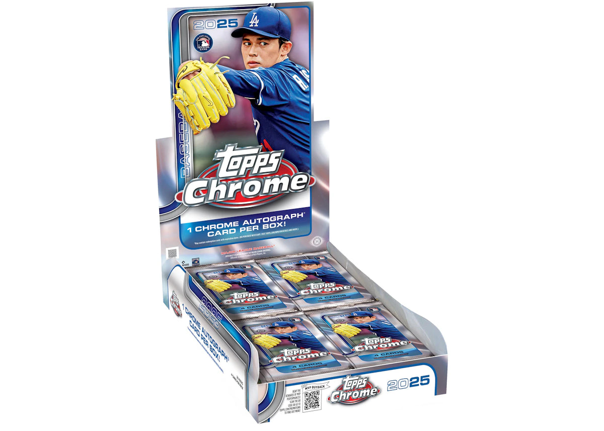 2025 Topps Chrome Baseball Hobby Box - main view
