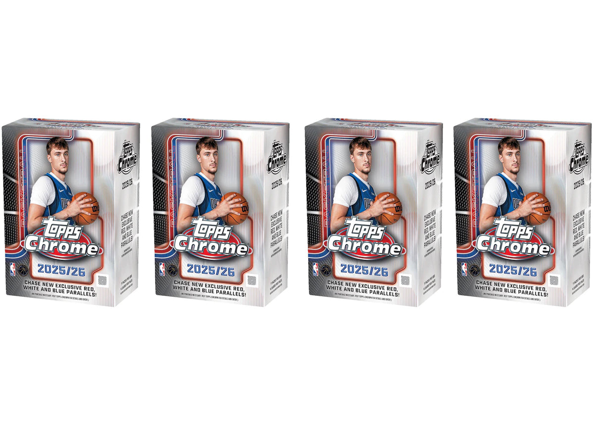 2025-26 Topps Chrome Basketball Value Box 4x Lot - main view