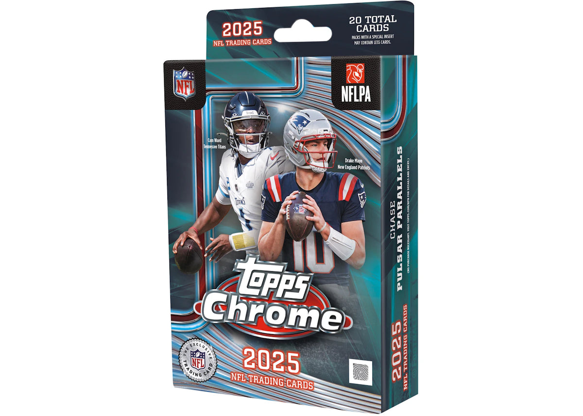2025 Topps Chrome Football Hanger Box - main view
