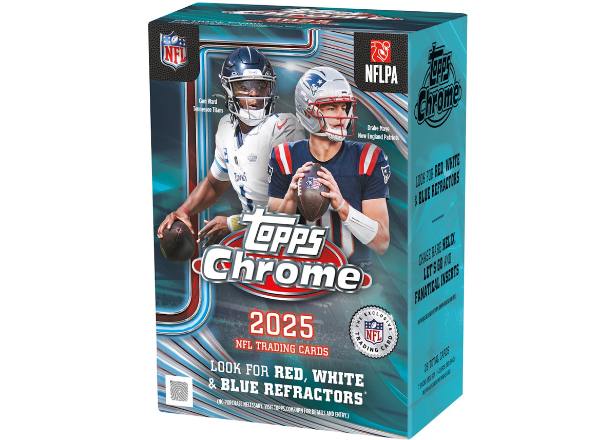 2025 Topps Chrome Football Value Box - main view
