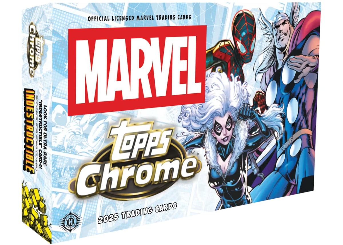 2025 Topps Chrome Marvel Comics Hobby Box - main view