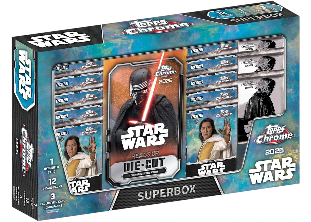 2025 Topps Chrome Star Wars Costco Edition Collection Box - main view