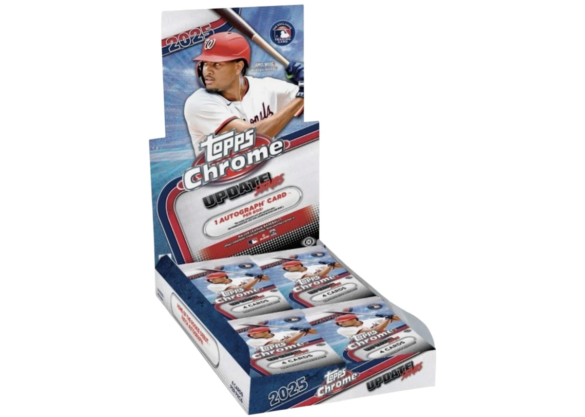 2025 Topps Chrome Update Series Baseball Hobby Box - main view
