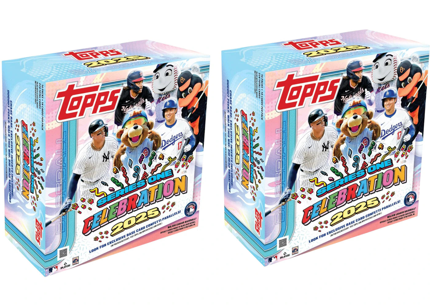 2025 Topps Series 1 Celebration-MLB Baseball Mega Box 2x Lot
