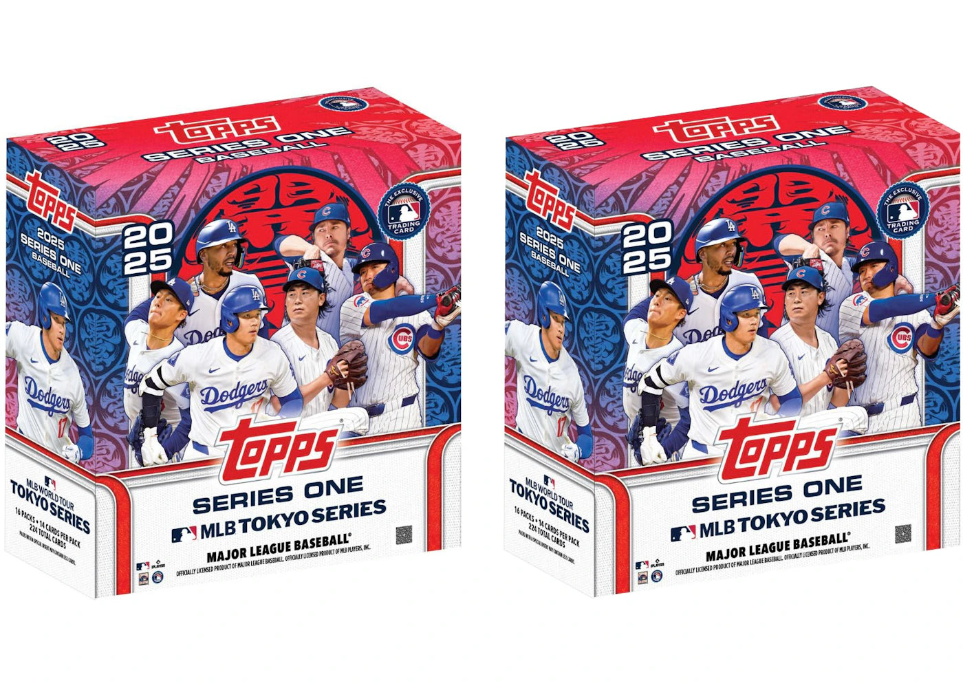 2025 Topps Series One-Baseball MLB World Tour: Tokyo Series Exclusive Mega Box 2x Lot