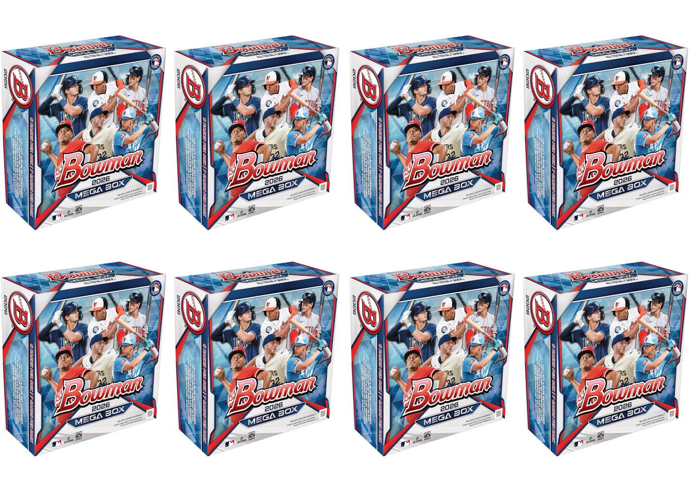 2026 Bowman Baseball Mega Box 8x Lot - main view
