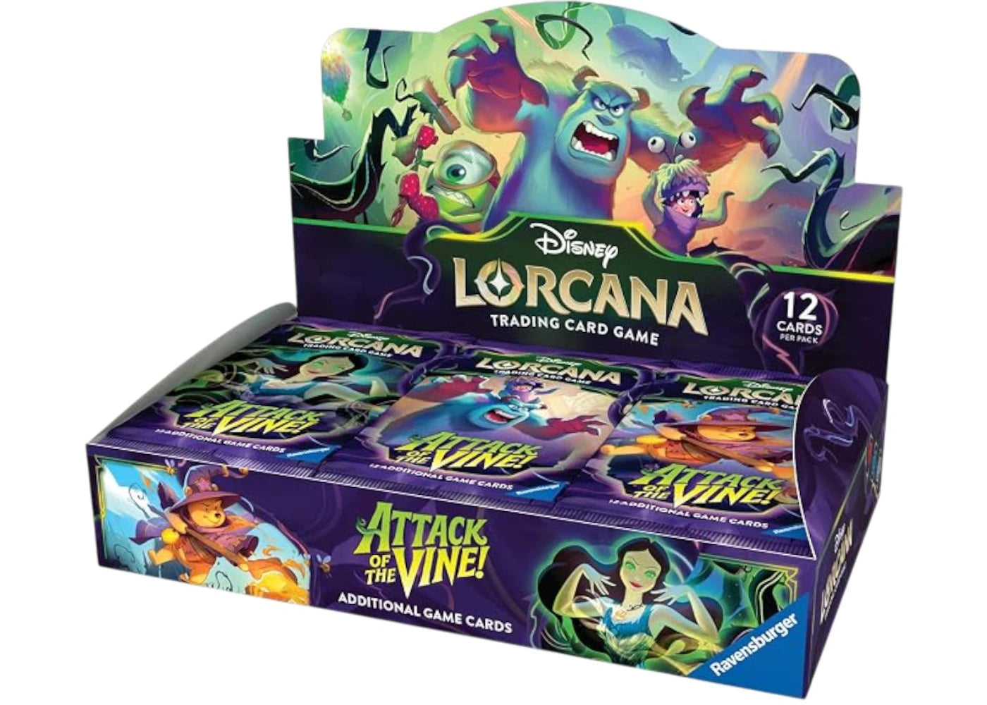 2026 Disney Lorcana Ravensburger Attack of the Vine! Booster Pack Display - main view