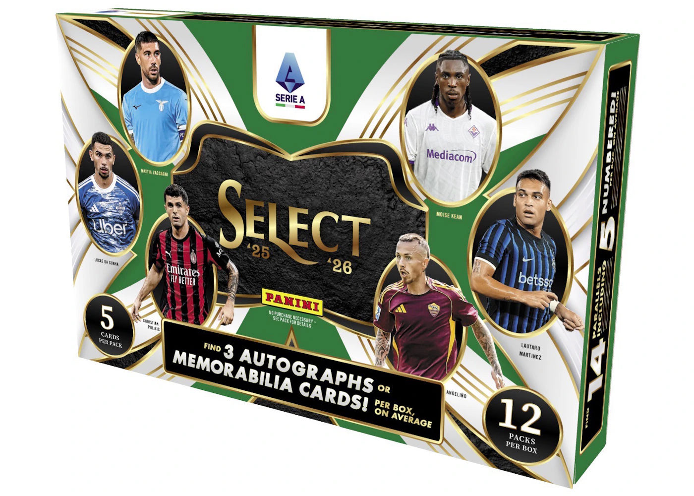 2026 Panini Select Serie A Soccer Hobby Box
