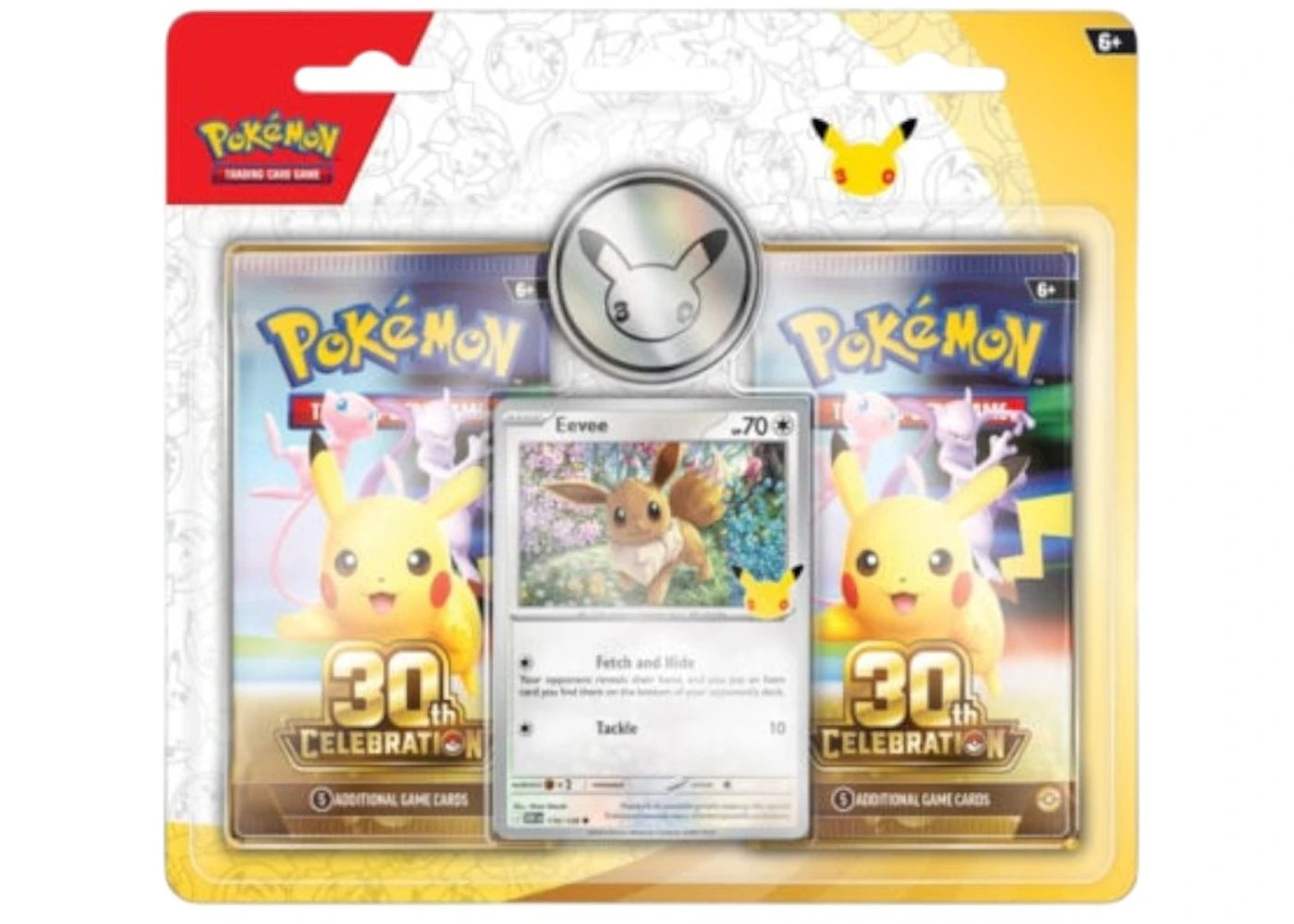 2026 Pokémon Mega Evolution 30th Celebration 2 Pack Blister - main view