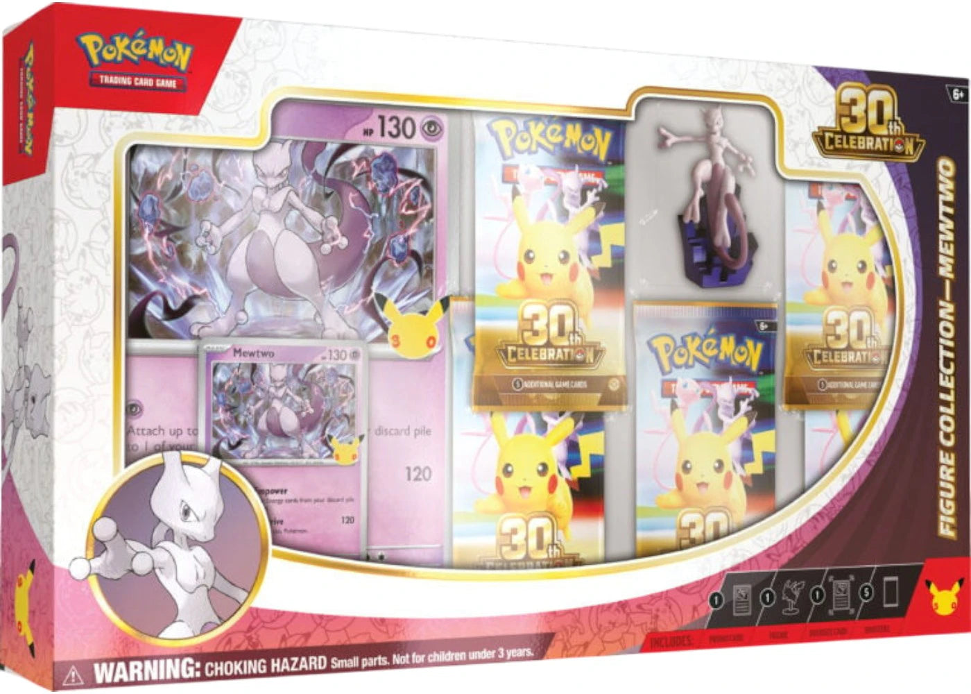 2026 Pokémon Mega Evolution 30th Celebration 30th Celebration Mewtwo Figure Collection - main view