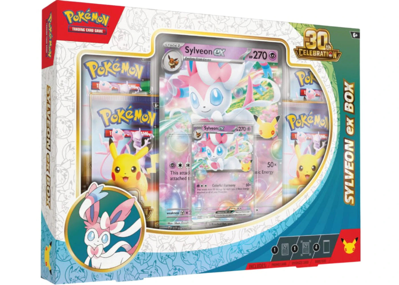 2026 Pokémon Mega Evolution 30th Celebration Sylveon ex Box - main view