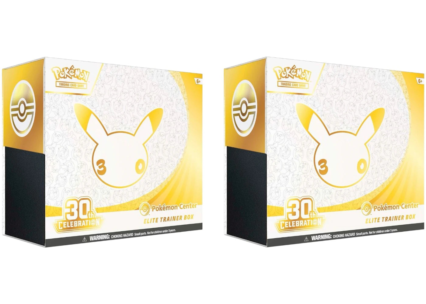 2026 Pokémon Mega Evolution 30th Celebration Pokemon Center Elite Trainer Box 2x Lot - main view