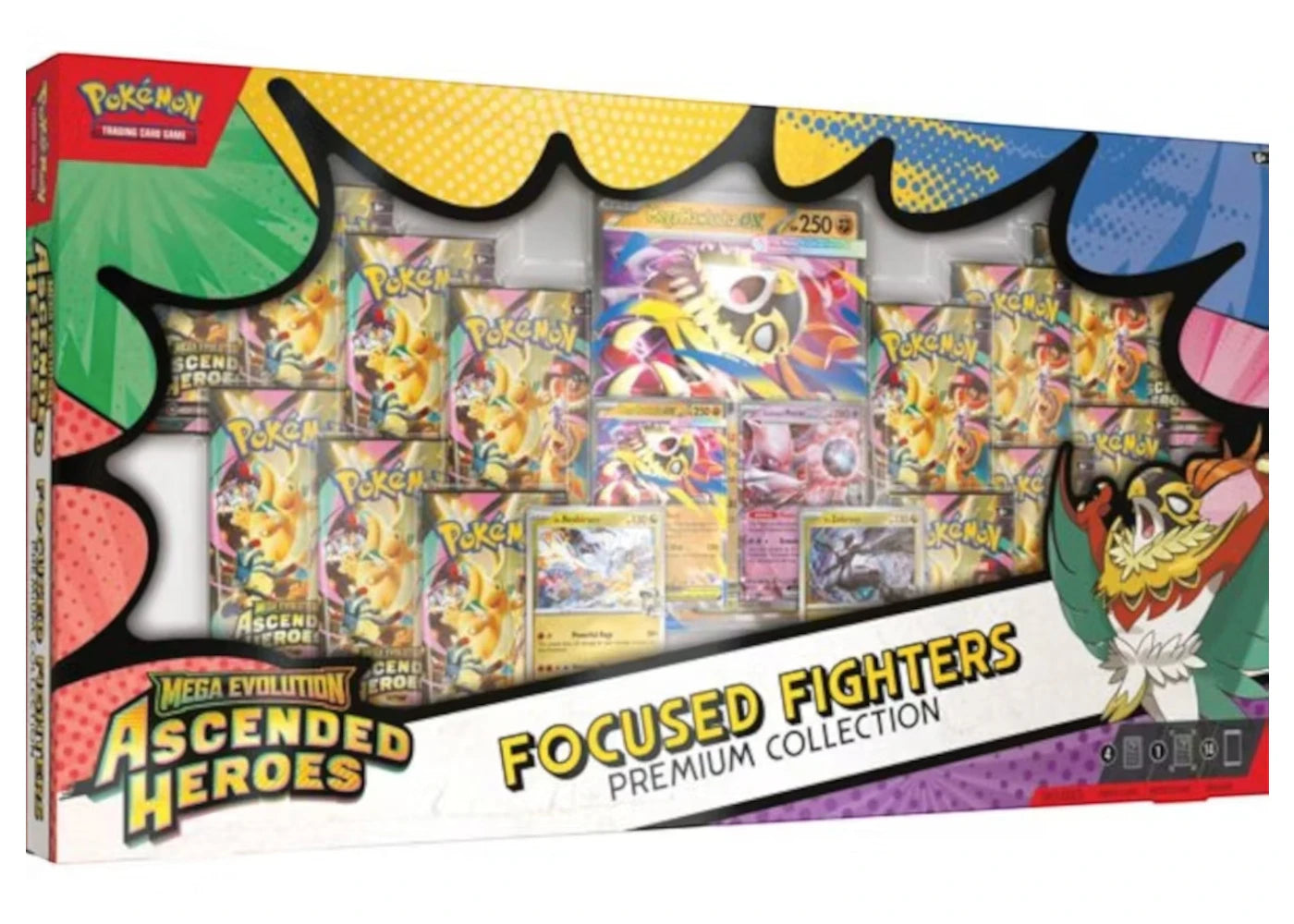 2026 Pokémon Mega Evolution Ascended Heroes Focused Fighters Premium Collection - main view