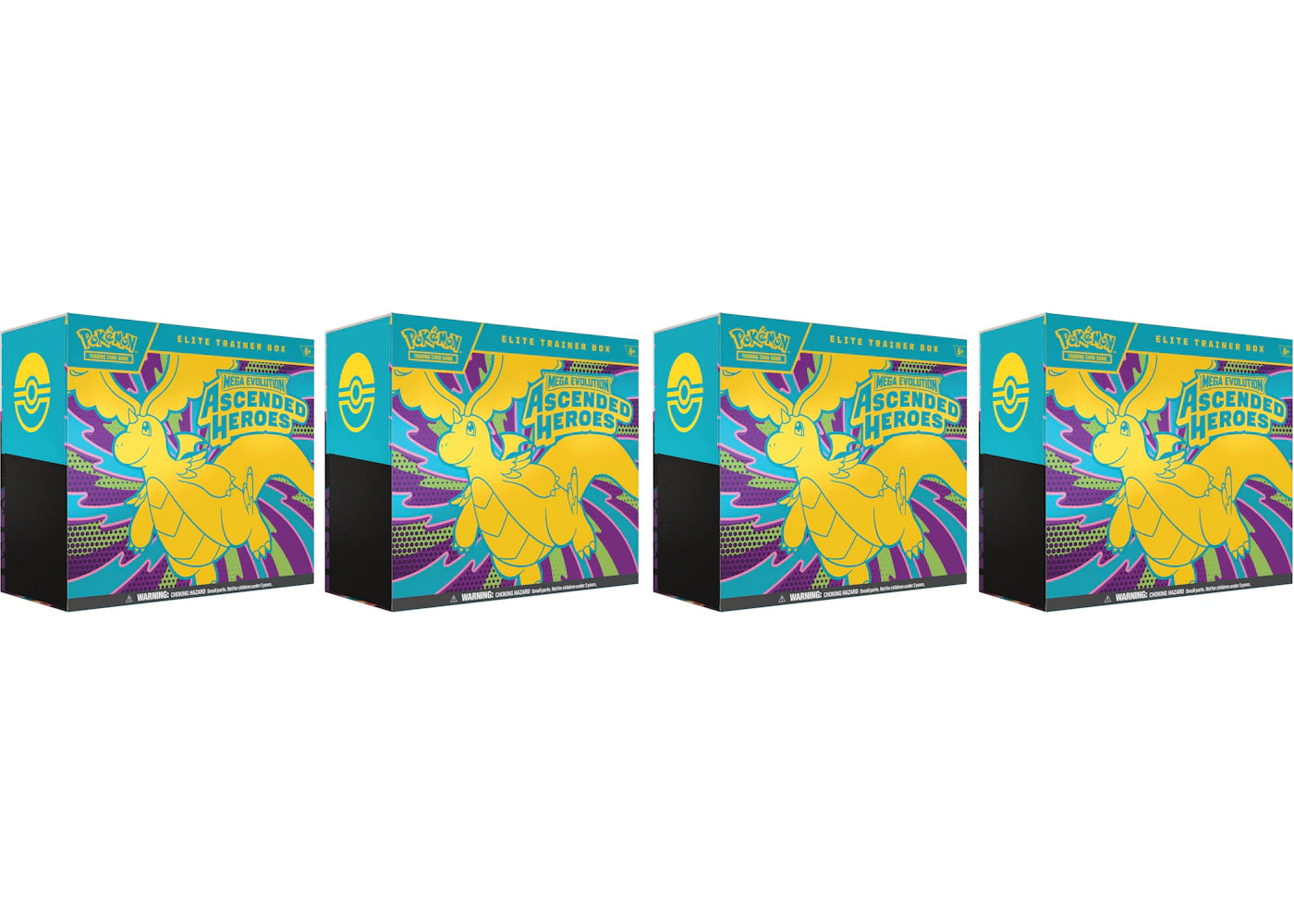 2026 Pokémon Mega Evolution Ascended Heroes Elite Trainer Box 4x Lot