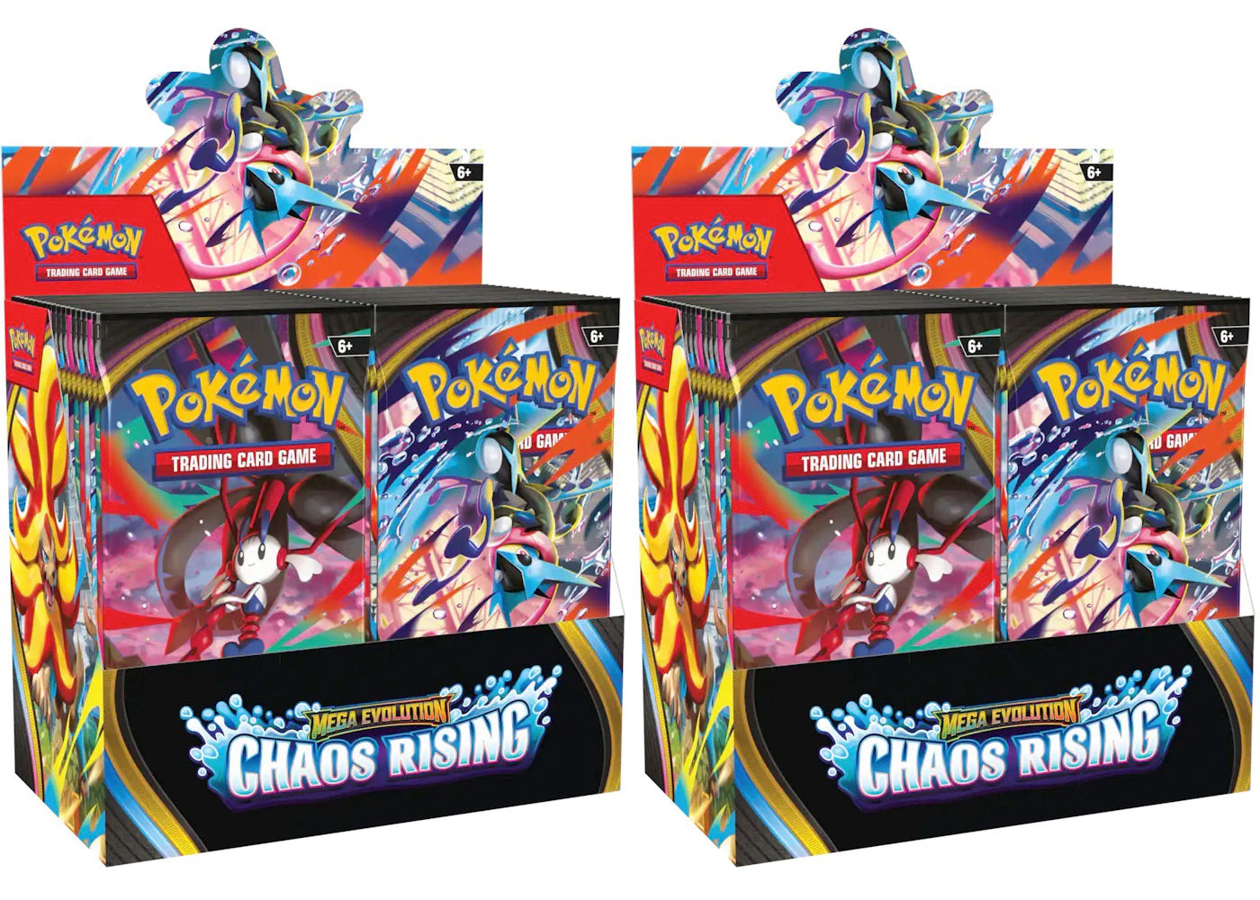 2026 Pokémon Mega Evolution Chaos Rising Booster Box 2x Lot - main view
