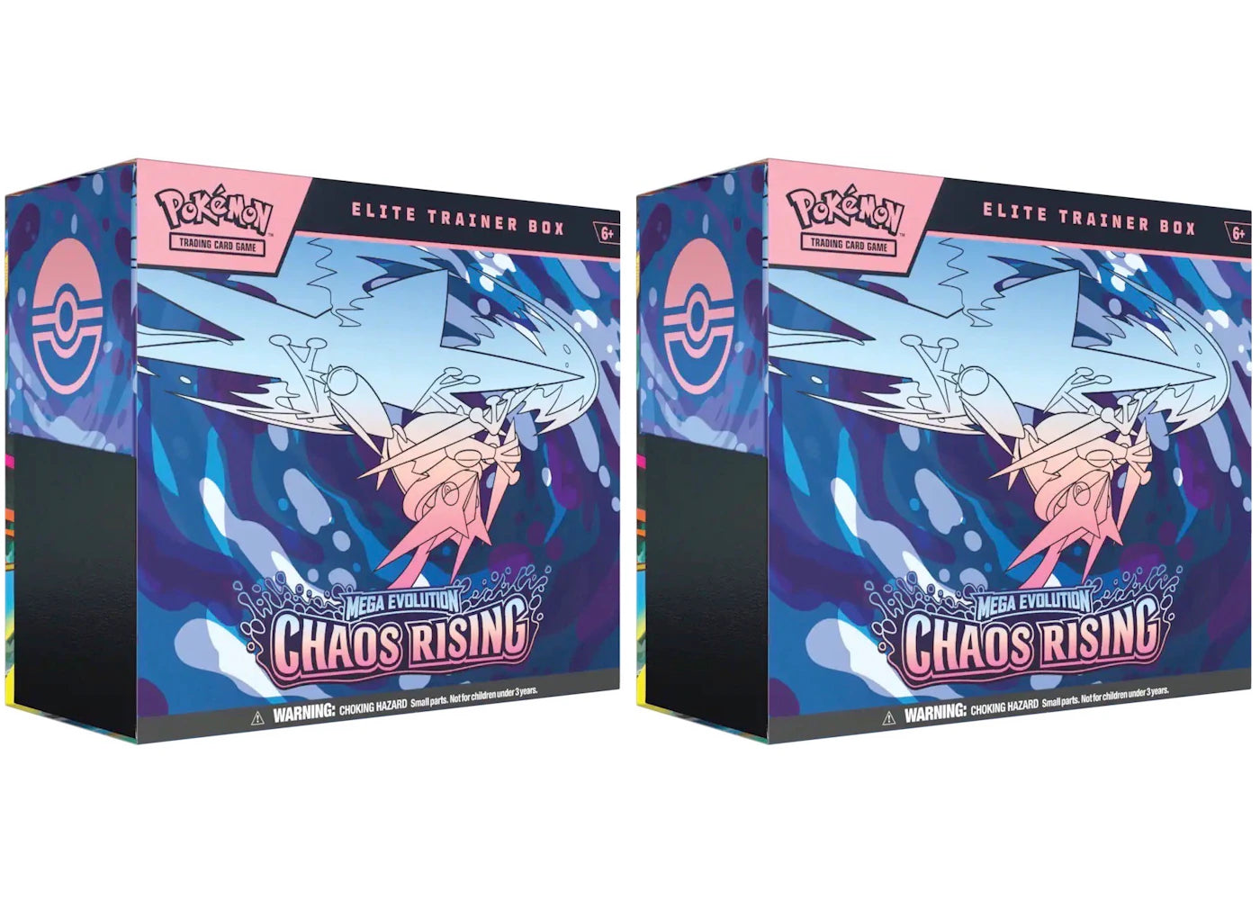 2026 Pokémon Mega Evolution Chaos Rising Elite Trainer Box 2x Lot