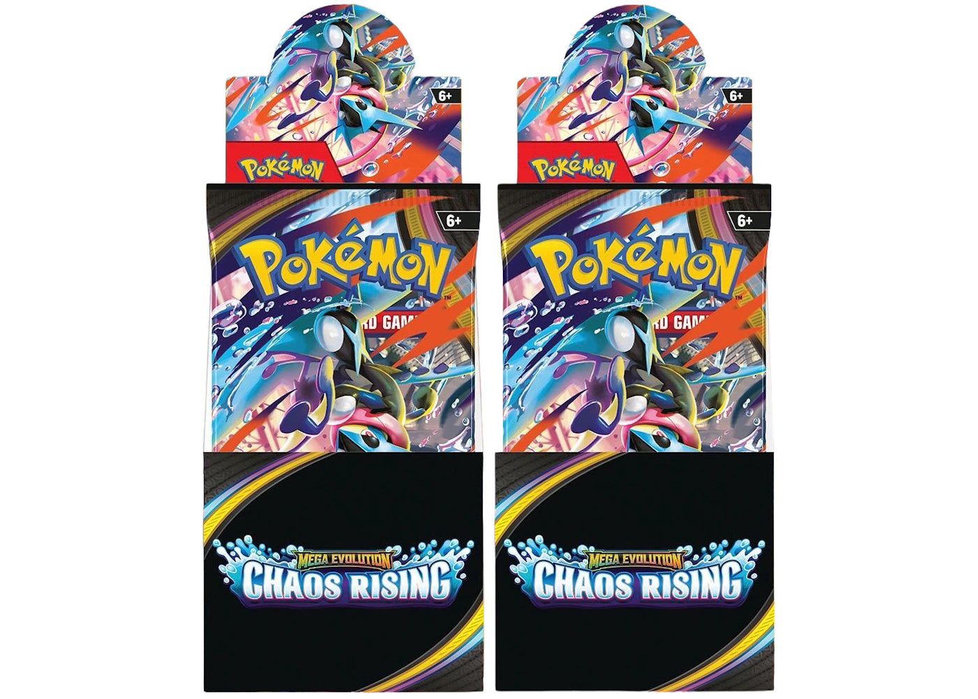 2026 Pokémon Mega Evolution Chaos Rising Half Booster Box 2x Lot - main view