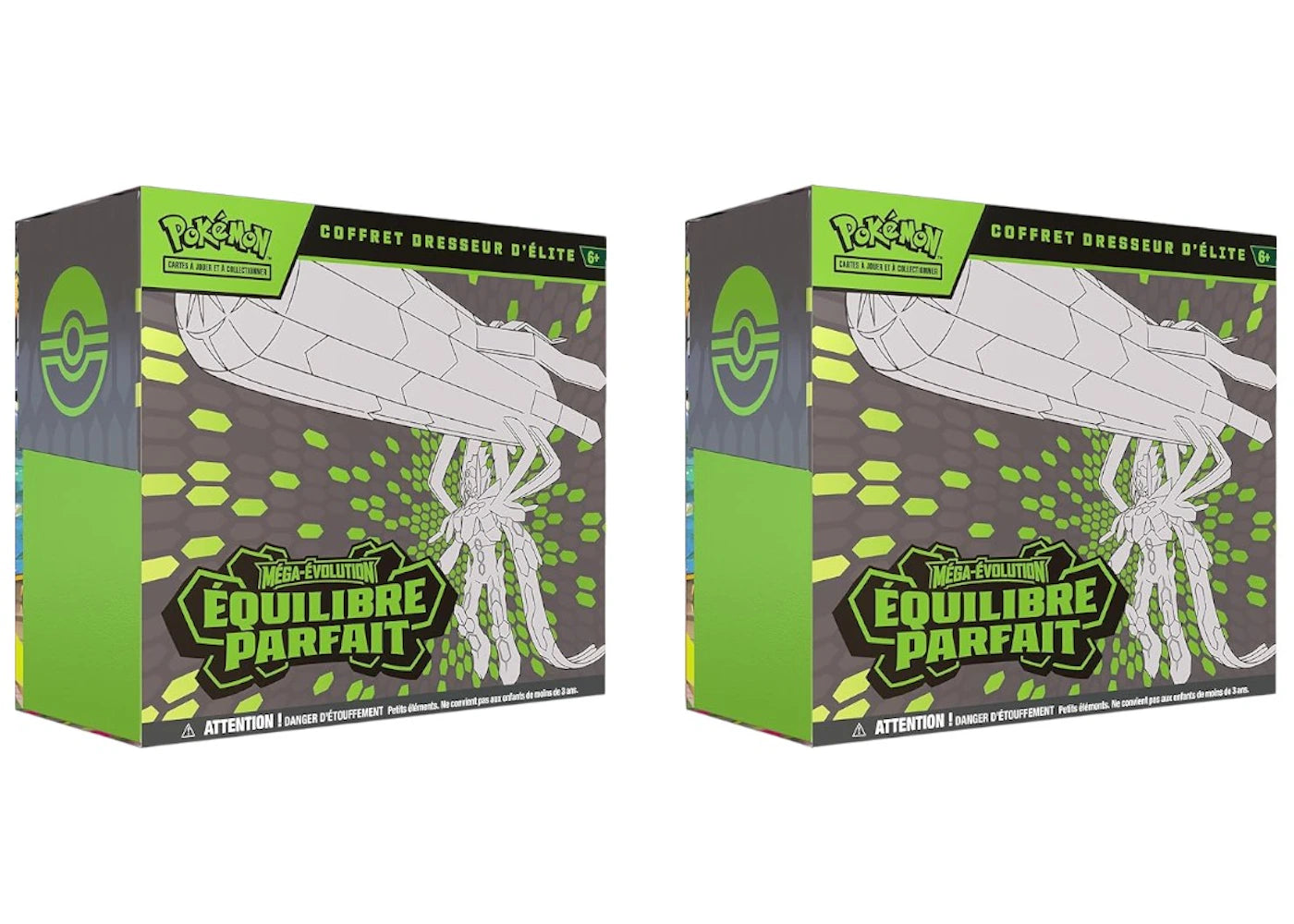 2026 Pokémon Mega Evolution Equilibre Parfait Elite Trainer Box French Version 2x Lot - main view