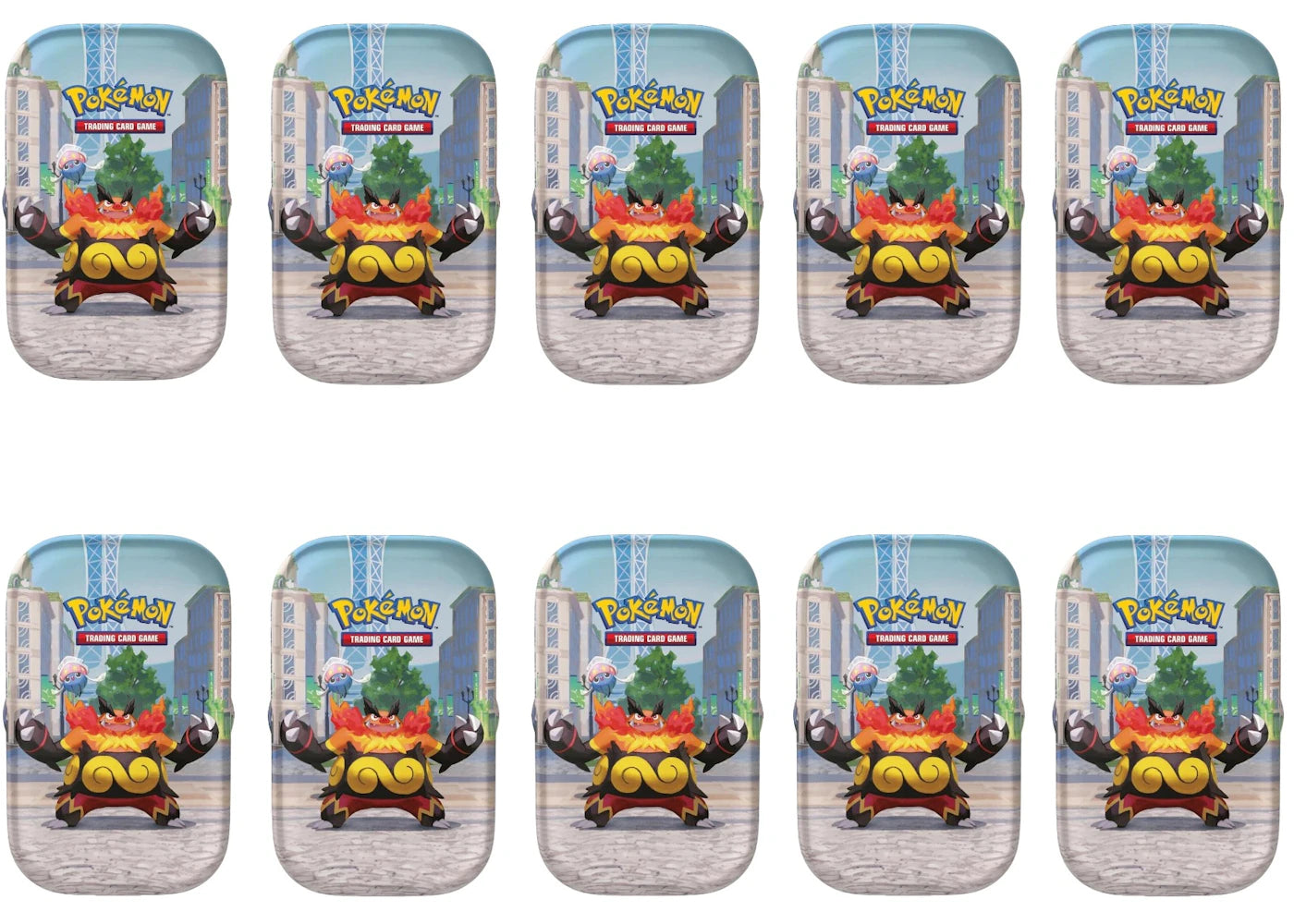2026 Pokémon Mega Evolution Lumiose City Mini Tin 10x Lot - main view