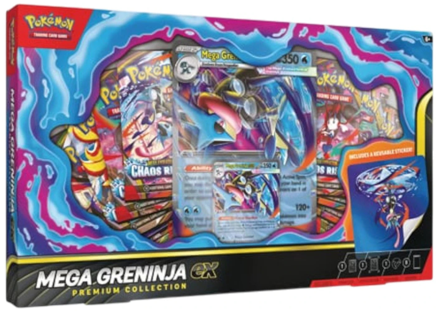 2026 Pokémon Mega Evolution Mega Greninja Ex Premium Collection - main view
