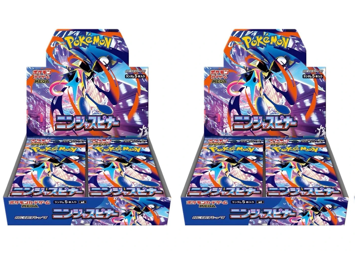 2026 Pokémon Mega Evolution Ninja Spinner Booster Box 2x Lot - main view