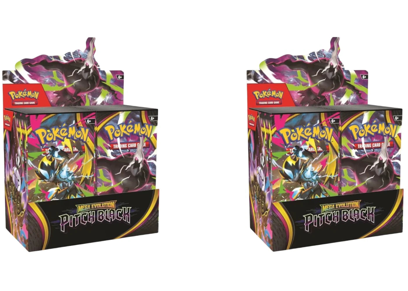 2026 Pokémon Mega Evolution Pitch Black Booster Box 2x Lot - main view