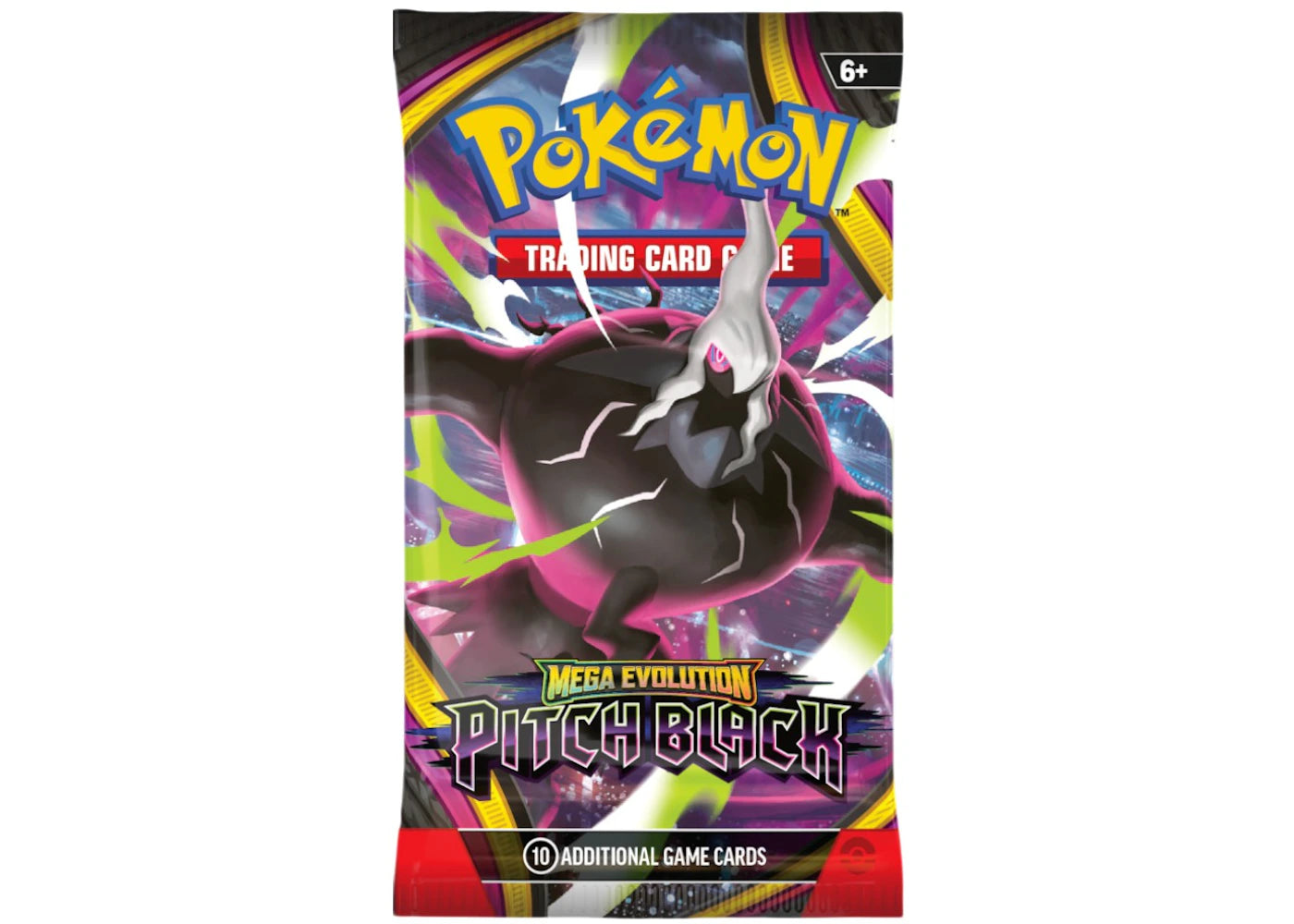 2026 Pokémon Mega Evolution Pitch Black Booster Pack - main view
