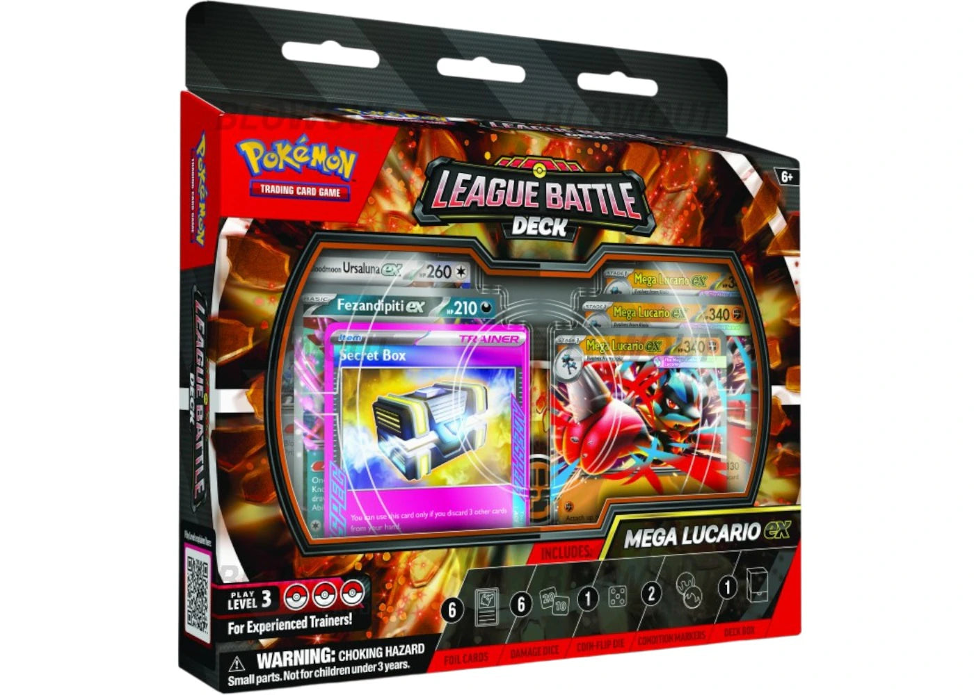 2026 Pokémon Mega Lucario Ex League Battle Deck Box - main view