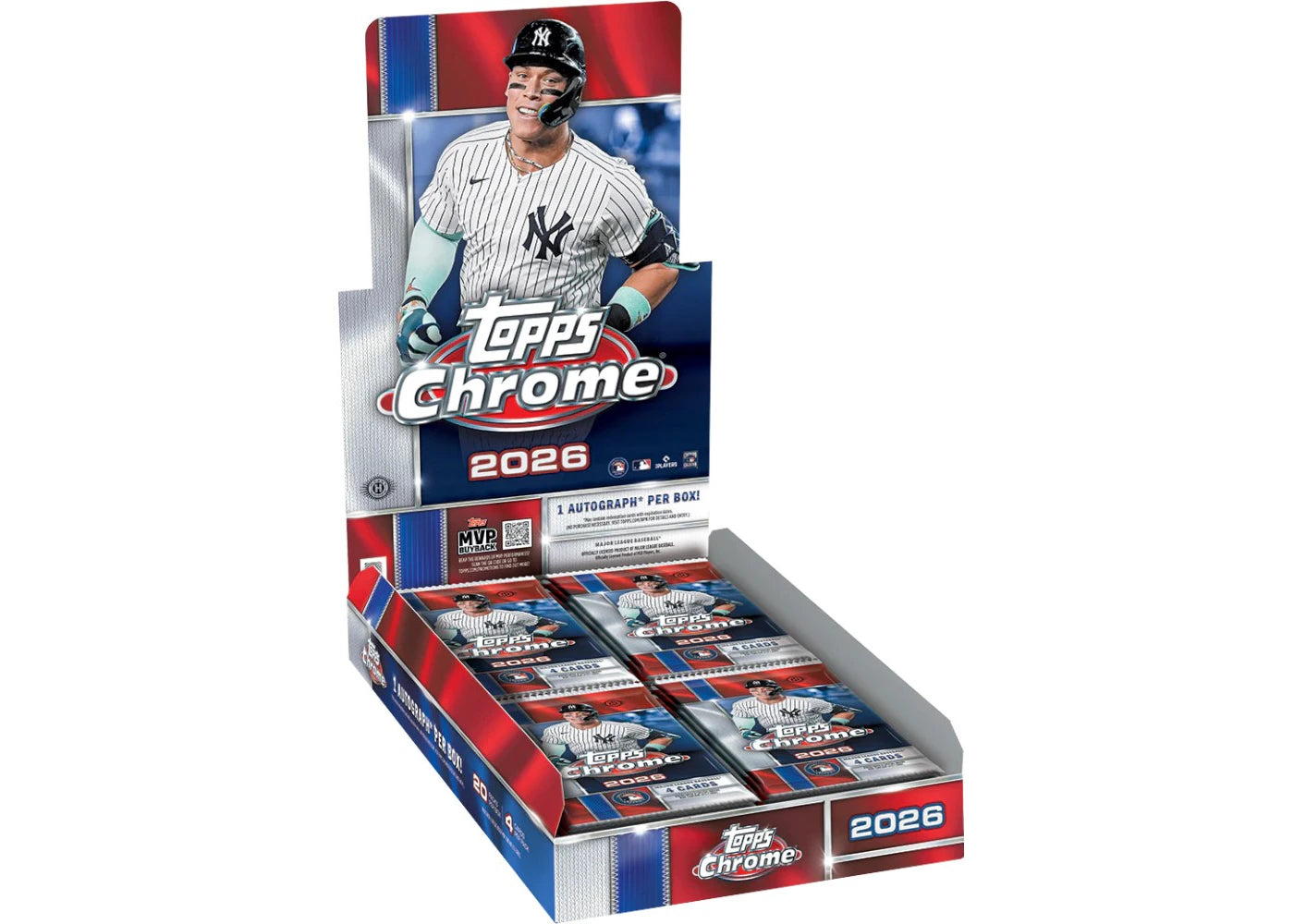 2026 Topps Chrome Baseball Hobby Box - main view