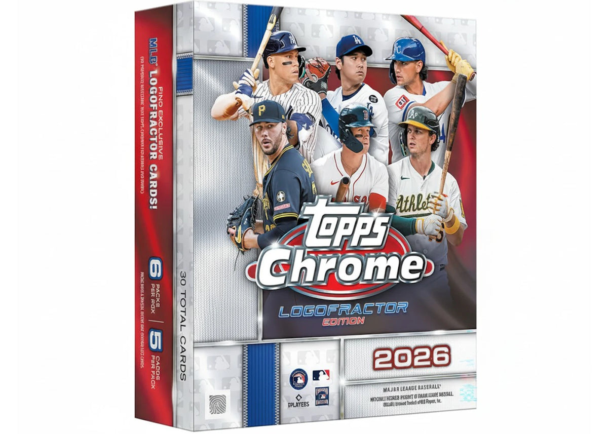 2026 Topps Chrome Baseball Logofractor Box - main view