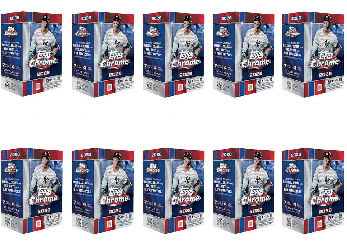 2026 Topps Chrome Baseball Value Box 10x Lot - main view