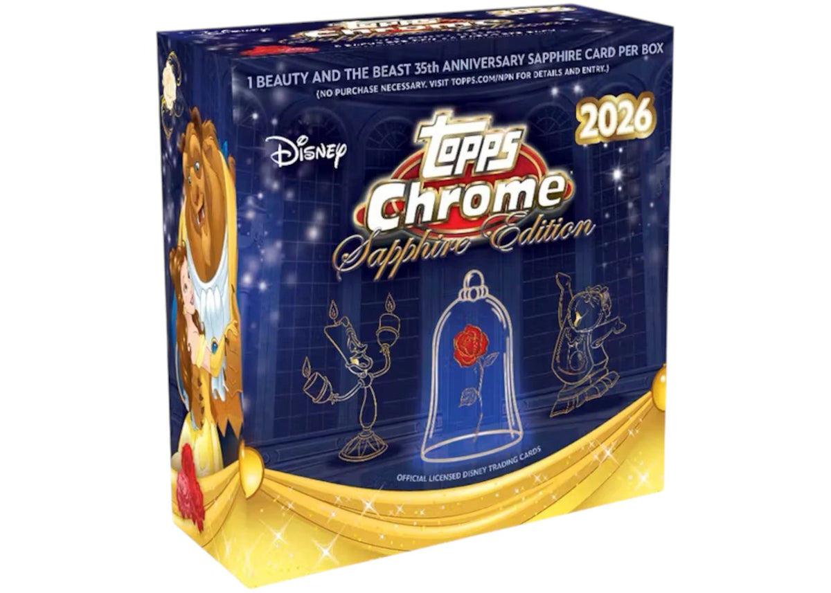 2026 Topps Chrome Disney Sapphire Edition Hobby Box - main view