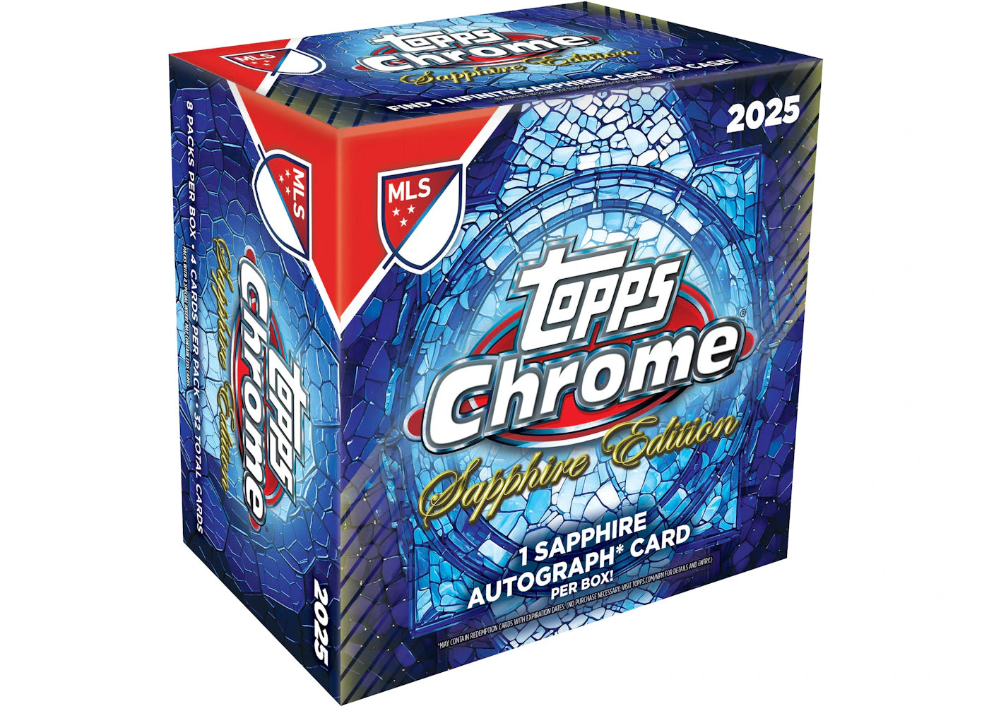 2025 Topps Chrome MLS Saphire Edition Hobby Box
