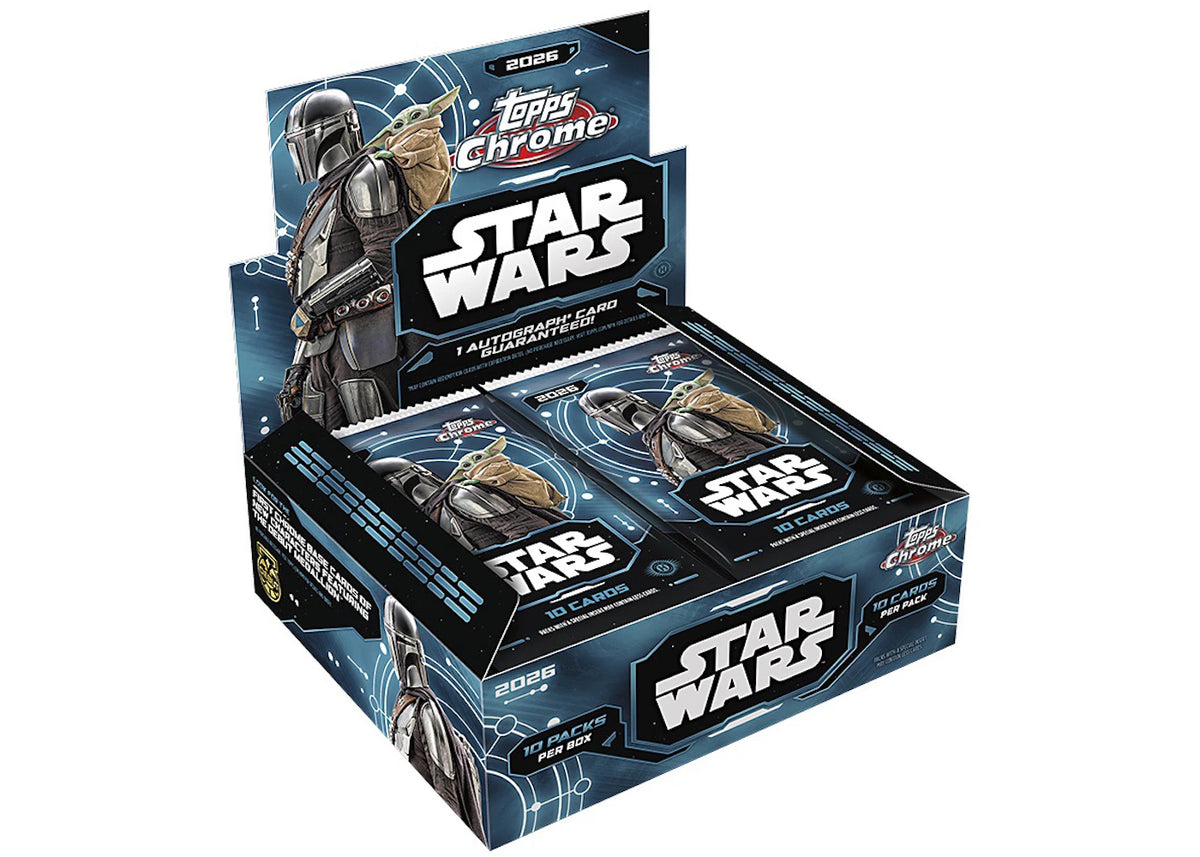 2026 Topps Chrome Star Wars Hobby Box - main view