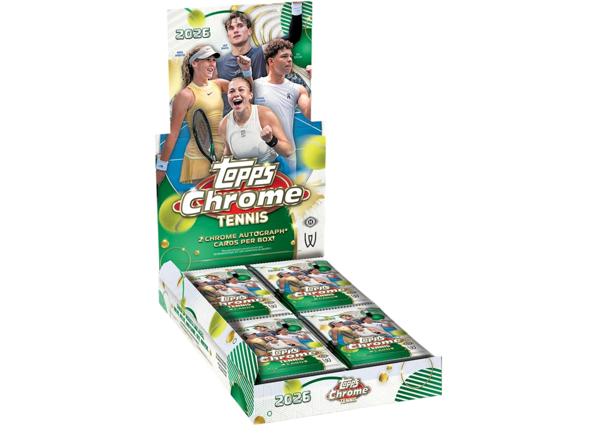 2026 Topps Chrome Tennis Hobby Box - main view