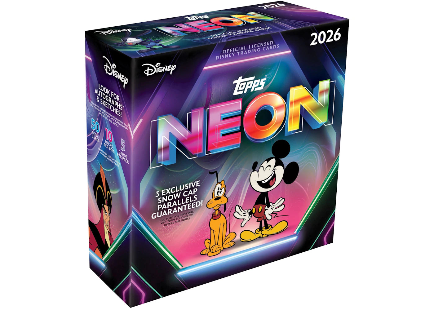 2026 Topps Disney Neon Mega Box - main view