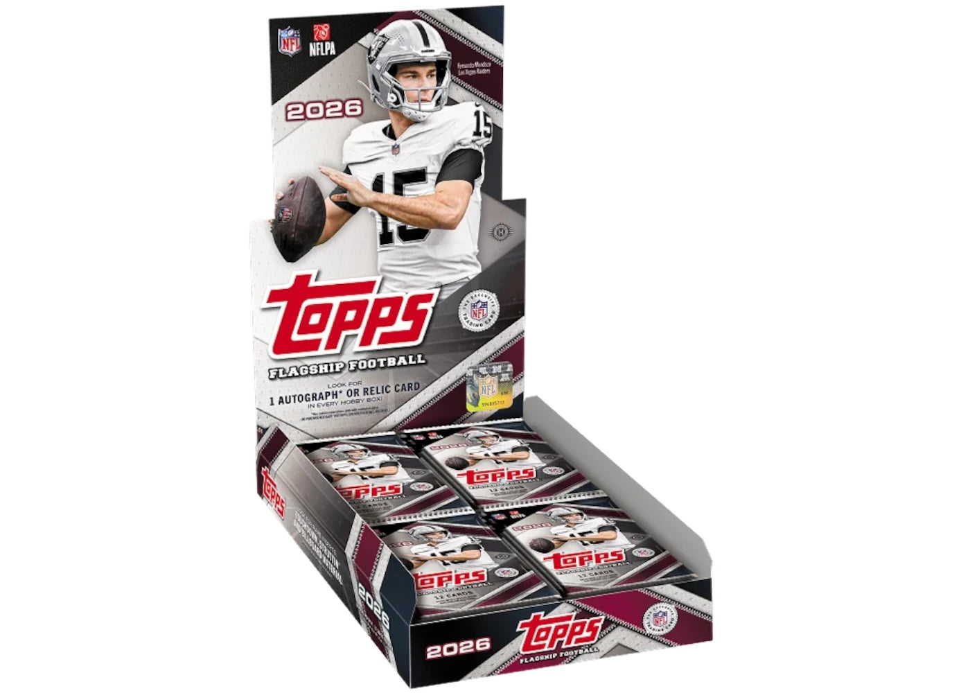 2026 Topps Flagship Football Hobby Box - main view