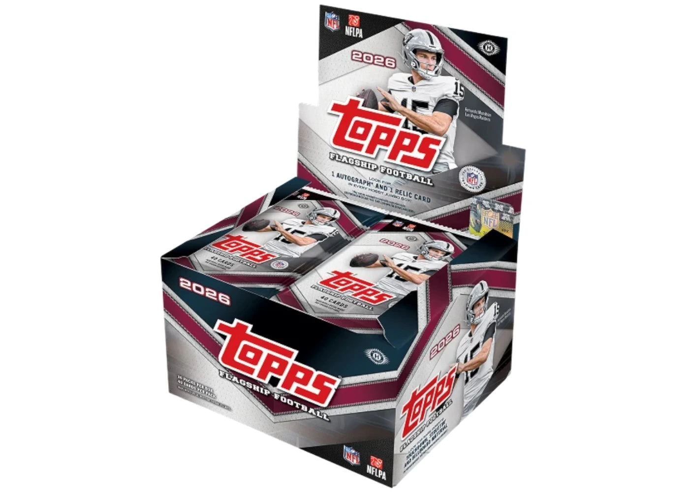 2026 Topps Flagship Football Jumbo Box - main view