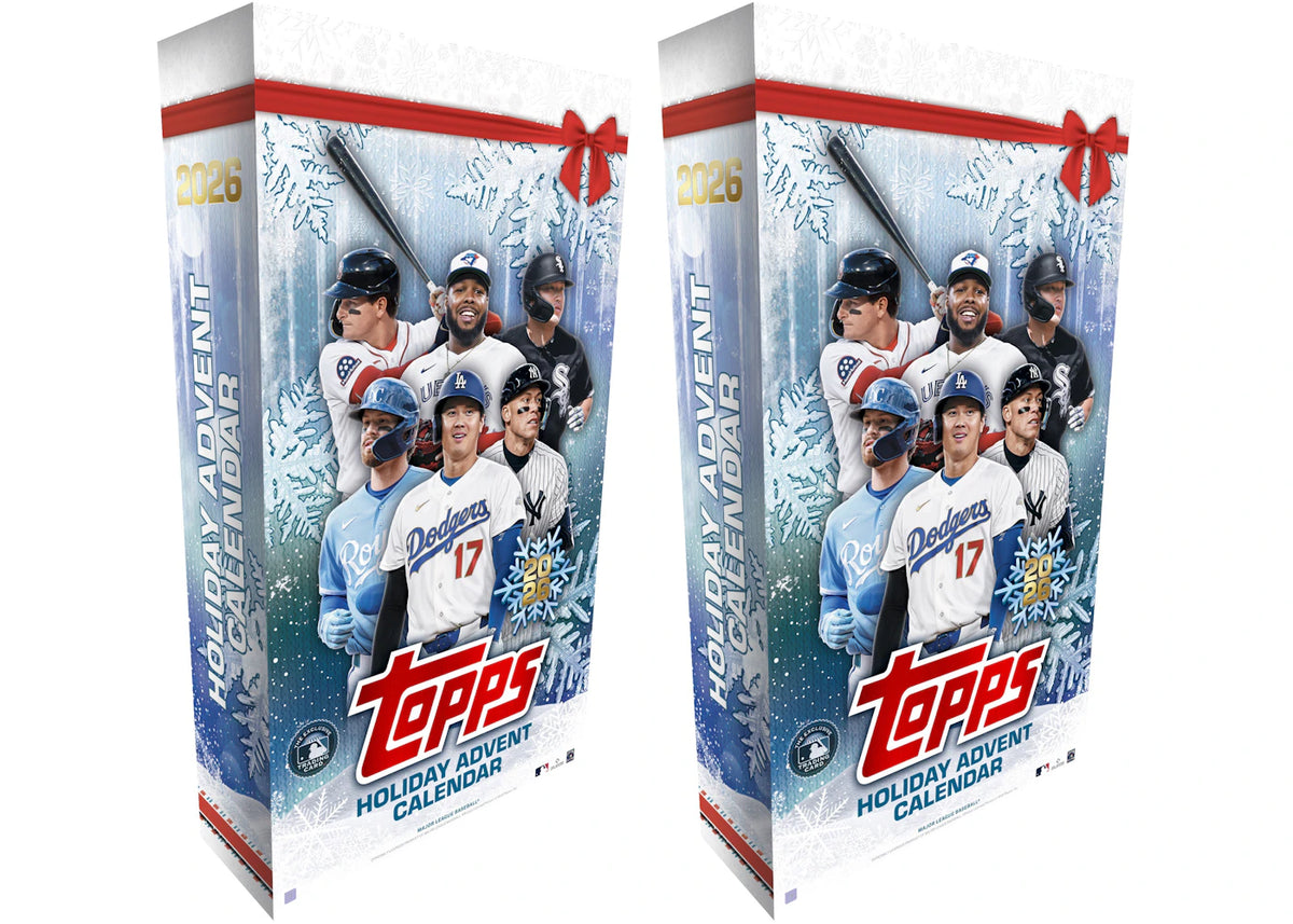 2026 Topps Holiday Baseball Advent Calendar 2x Lot - main view