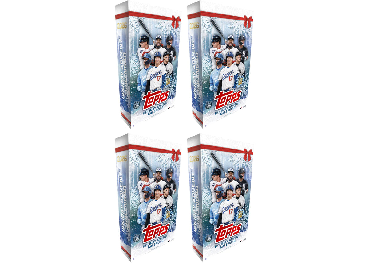 2026 Topps Holiday Baseball Advent Calendar 4x Lot - main view